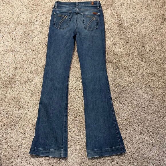 7 For All Mankind Slim Trouser Jeans Size 26 - Picture 8 of 11